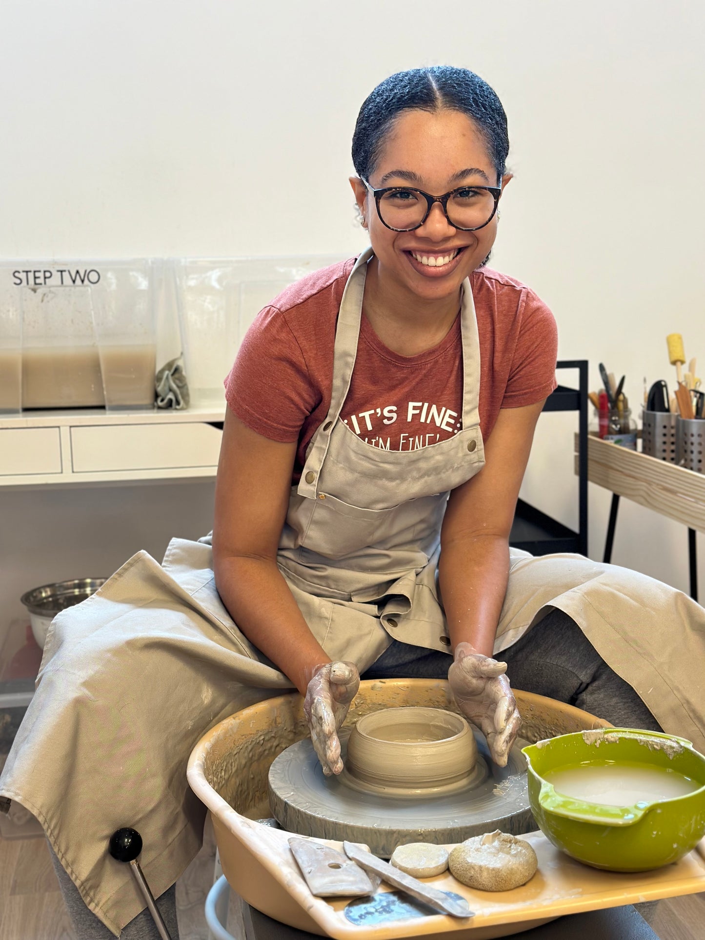 Pottery wheel experience, 3 sessions