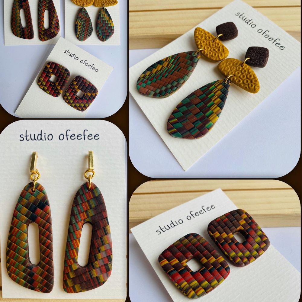 Polymer clay earrings workshop 23 November 13.00